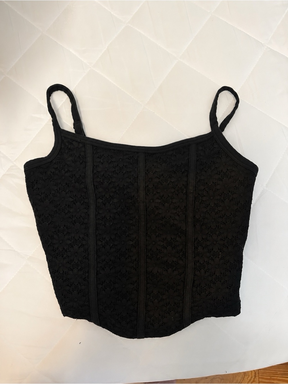 Hollister Co. Seamed Lace Corset Cami